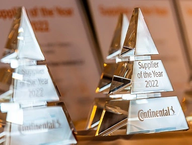 Sunny Automotive Optech, 3 년 연속 콘티넨탈 최고의 공급 업체 상 수상